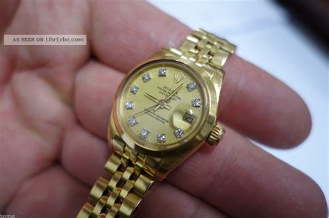 suche gebrauchte dameb rolex in gold zu kaufen|Rolex lady datejust kaufen.